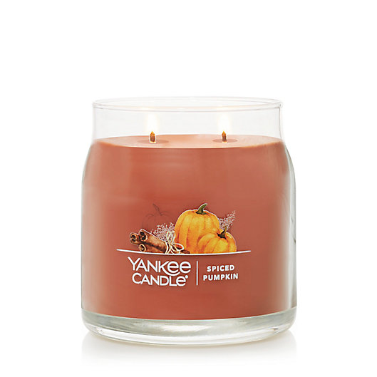 Alternate image 1 for Yankee Candle® Spiced Pumpkin Medium Jar Candle
