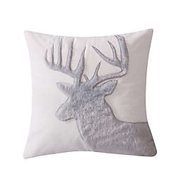 Levtex Home Camden Moose Square Throw Pillow in Grey