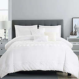 Elight Home Shima 6-Piece King/California King Comforter Set in White