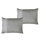 Alternate image 2 for Fama Luxury 7-Piece Queen Comforter Set in Grey
