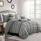 Alternate image 0 for Fama Luxury 7-Piece Queen Comforter Set in Grey