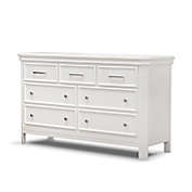 Sorelle Finley Elite 7-Drawer Double Dresser in White