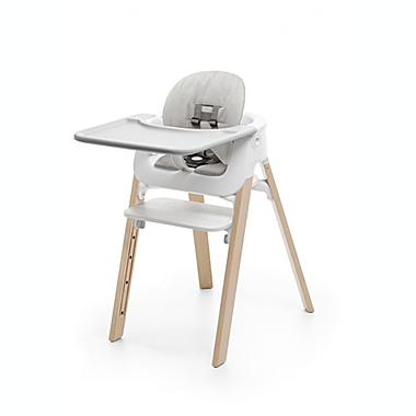 Stokke&reg; Steps&trade; High Chair with Tray in Natural. View a larger version of this product image.
