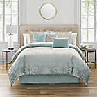 Alternate image 0 for Marquis&reg; by Waterford Tierra 7-Piece Queen Comforter Set in Blue/Taupe