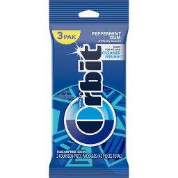 Wrigley® Orbit™ 3-Pack Sugarfree Peppermint Gum