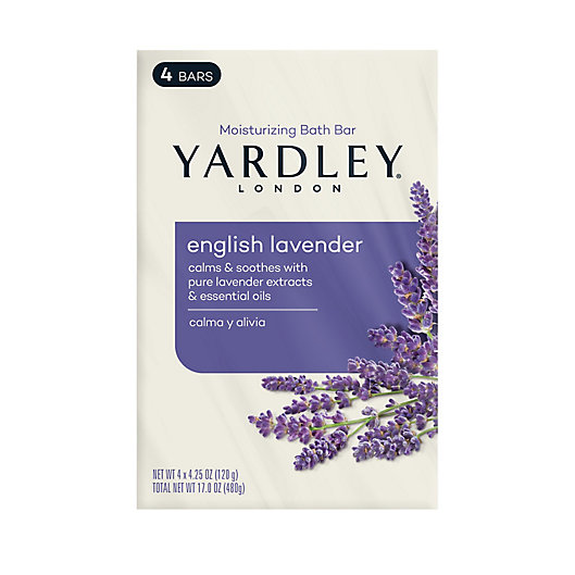 Alternate image 1 for Yardley® 4-Pack Moisturizing Bath Bar in English Lavender