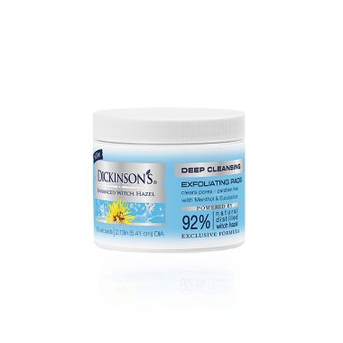 Dickinson's&reg; Enhanced Witch Hazel 60-Count Deep Cleansing Exfoliating Pads. View a larger version of this product image.