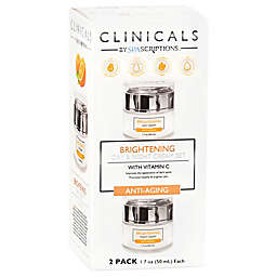 Clinicals by SPAscriptions™ 2-Pack 1.7 oz. Brightening Day & Night Cream Set