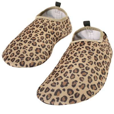 Hudson Baby&reg; Size 10 Leopard Water Shoes in Brown