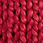 Alternate image 2 for Laura Hill Felted Chunky Knit Throw Blanket in Red