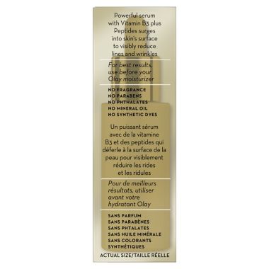 Olay&reg; 1.3 oz. Wrinkle Correction Serum with Vitamin B3 and Peptides. View a larger version of this product image.