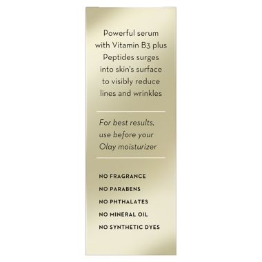 Olay&reg; 1.3 oz. Wrinkle Correction Serum with Vitamin B3 and Peptides. View a larger version of this product image.