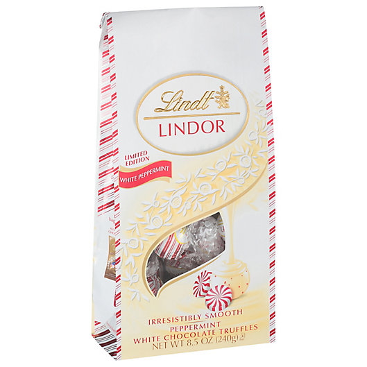 Alternate image 1 for Lindt Lindor 7.2 oz. Holiday White Chocolate Peppermint Truffles