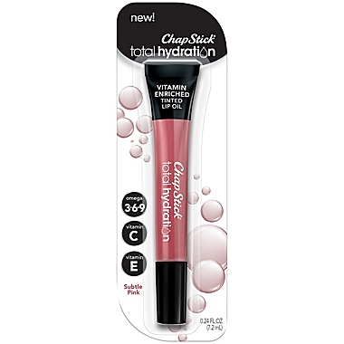 ChapStick&reg; Total Hydration 0.24 oz. Vitamin Enriched Tinted Lip Oil in Subtle Pink. View a larger version of this product image.