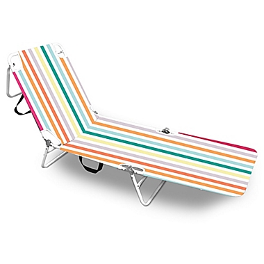 H for Happy&trade; Multi Stripe Lounge Beach Chair. View a larger version of this product image.