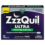 Vicks&reg; ZzzQuil&trade; Ultra Nighttime Sleep Aid Tablets 12 Count