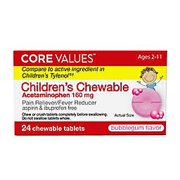 Core Values™ Children's 24-Count Pain Relief Chewable Tablets