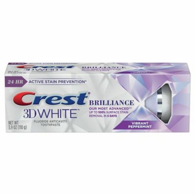 Crest&reg; 3D White&trade; Brilliance 3.9 oz. Teeth Whitening Toothpaste in Vibrant Peppermint