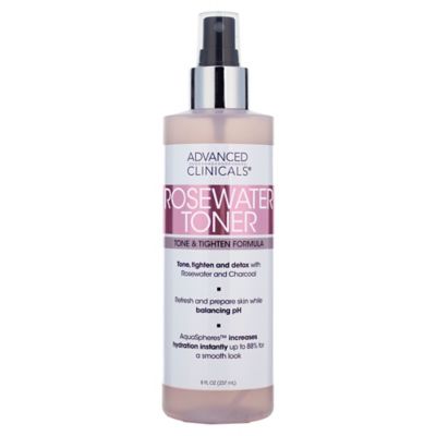 Advanced Clinicals&reg; 8 fl. oz. Rosewater Toner