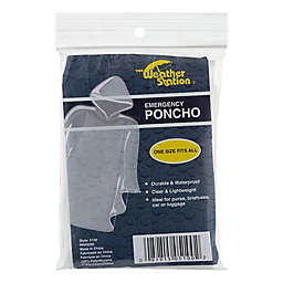 The Weather Station® Emergency Poncho in Clear