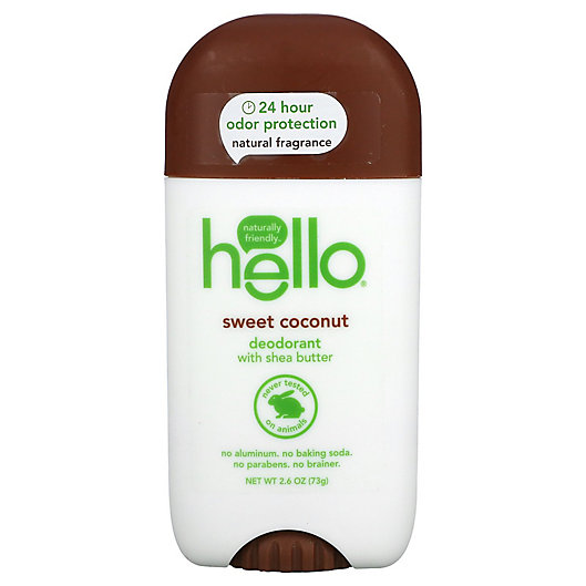 Alternate image 1 for Hello® 2.6 oz. Sweet Coconut Deodorant with Shea Butter