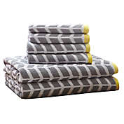 Intelligent Design Nadia 6-Piece Cotton Jacquard Towel Set