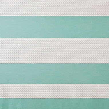 Madison Park 72-Inch x 84-Inch Spa Waffle Shower Curtain in Aqua. View a larger version of this product image.
