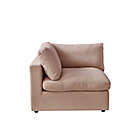 Alternate image 0 for Shabby Chic Linen Left-Arm Modular Sofa Seat