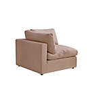 Alternate image 4 for Shabby Chic Linen Left-Arm Modular Sofa Seat