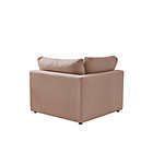 Alternate image 5 for Shabby Chic Linen Left-Arm Modular Sofa Seat