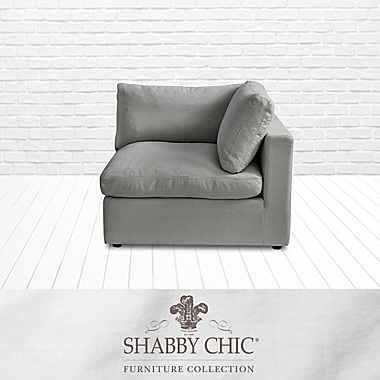 Shabby Chic Linen Right-Arm Sofa Seat. View a larger version of this product image.
