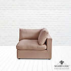 Alternate image 7 for Shabby Chic Linen Right-Arm Sofa Seat in Pink