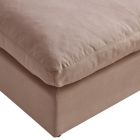 Alternate image 5 for Shabby Chic Linen Right-Arm Sofa Seat in Pink