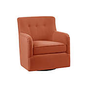 Madison Park Adele Swivel Chair in Spice