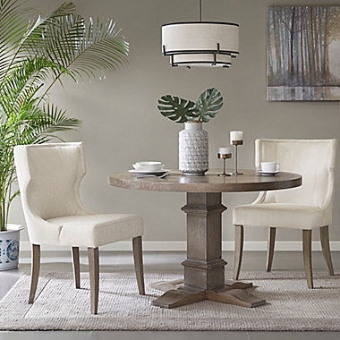 Madison Park&trade; Upholstered Dining Chair in Cream. View a larger version of this product image.
