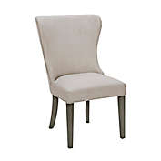 Madison Park Signature Helene Dining Side Chair in Cream/Grey