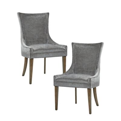 Madison Park Signature&trade; Hutton Microfiber Upholstered Dining Chairs (Set of 2)