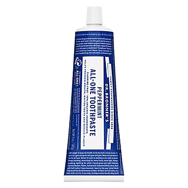 Dr. Bronner&#39;s All One! 5 oz. Toothpaste in Peppermint. View a larger version of this product image.