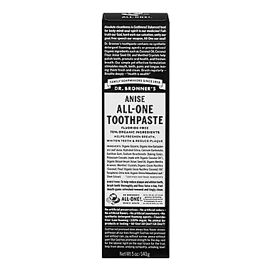 Dr. Bronner&#39;s All One! 5 oz. Anise Toothpaste. View a larger version of this product image.