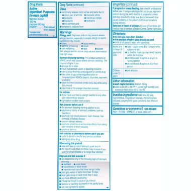 Aleve&reg; 100-Count Pain Reliever/Fever Reducer Caplets with Easy Open Arthritis Cap. View a larger version of this product image.