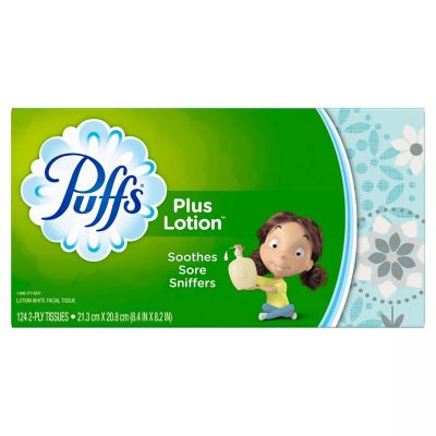 Puffs&reg; Plus Lotion 124-Count Tissues