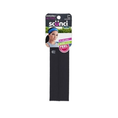 Sc&uuml;nci&reg; Everyday &amp; Active&trade; No-Slip Grip Basic Headwrap in Black. View a larger version of this product image.