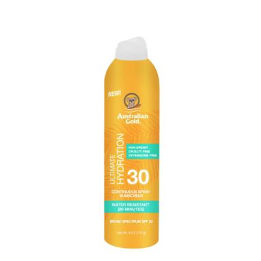 Australian Gold&reg; 6 oz. Continuous Spray Sunscreen SPF 30. View a larger version of this product image.