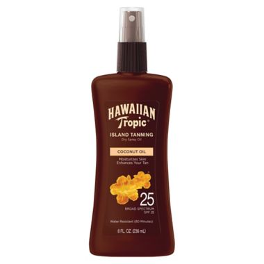 Hawaiian Tropic&reg; Island Tanning 8 fl. oz. Dry Spray Oil with SPF 25. View a larger version of this product image.