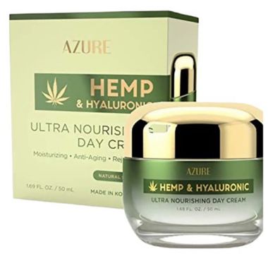 Azure Hemp and Hyaluronic Acid 1.69 oz. Ultra Nourishing Day Cream. View a larger version of this product image.
