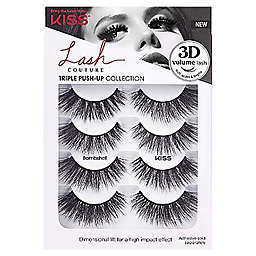 KISS® 4-Pack Lash Couture™ Triple Push-Up Collection Multipack Lashes in Bombshell (01)