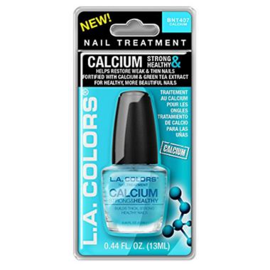 L.A. Colors&reg; 0.44 fl. oz. Calcium Strength Nail Treatment. View a larger version of this product image.