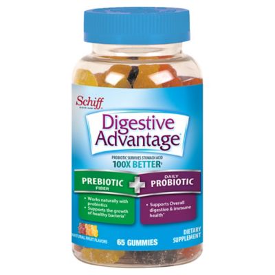Schiff&reg; Digestive Advantage&reg; 65-Count Prebiotic Fiber + Daily Probiotic Gummies
