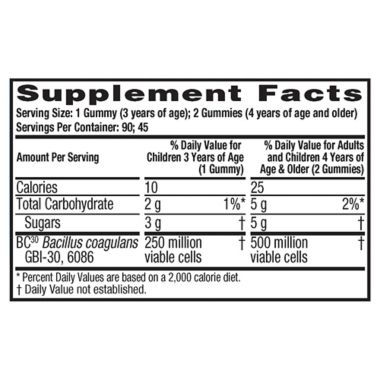 Schiff&reg; Digestive Advantage&reg; 90-Count Value Pack Daily Probiotic Gummies. View a larger version of this product image.