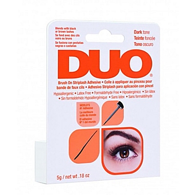 Ardell&reg; Duo&reg; 0.18 oz. Brush-On Striplash Adhesive in Dark. View a larger version of this product image.